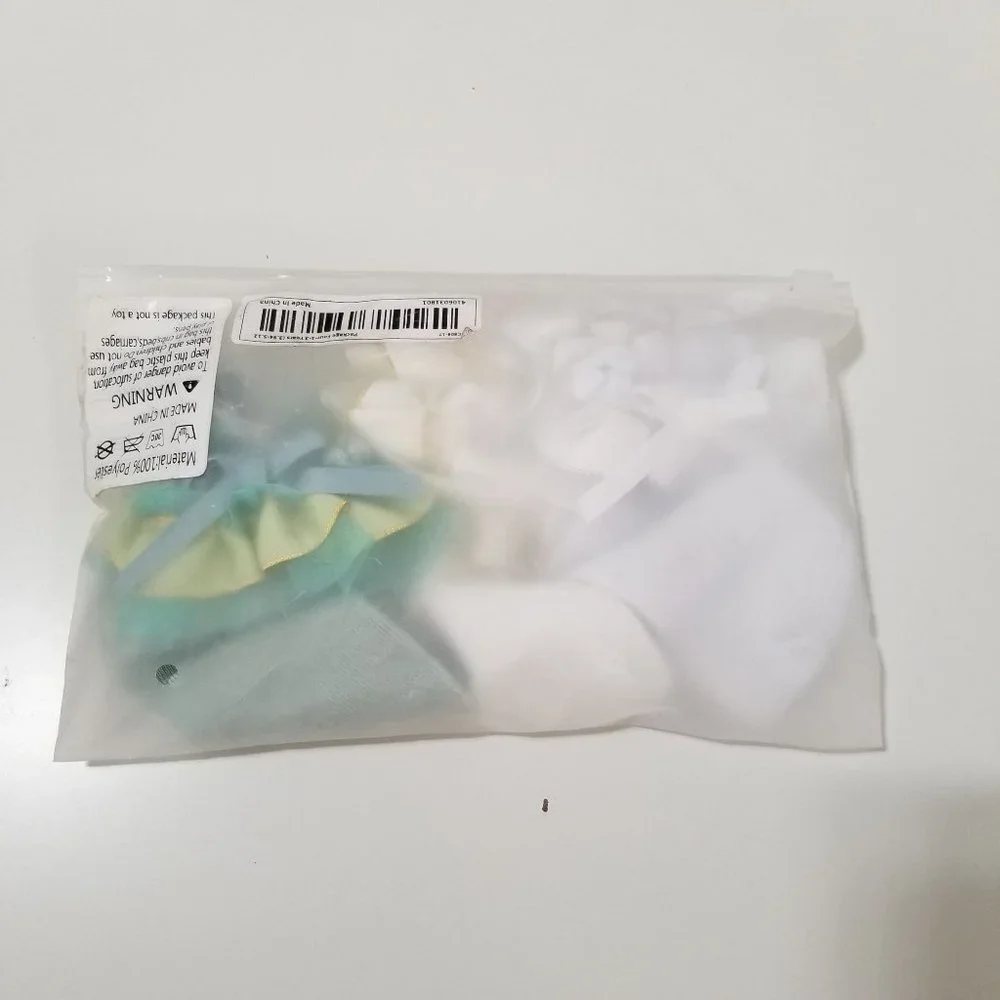 NEW SHEIN RUFFLE BABY‎ Girls Lace Trim Socks Size 6-12M